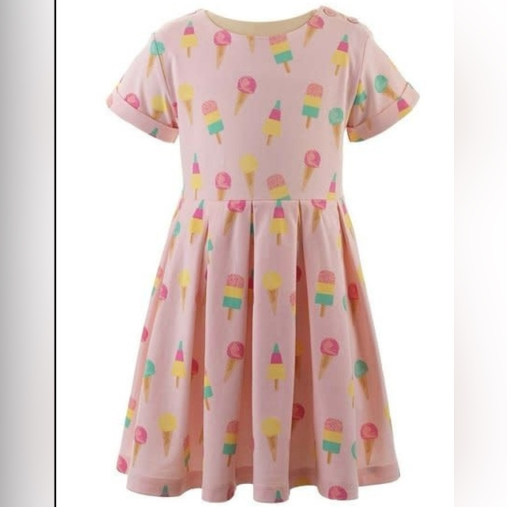 Ice cream jersey dress by Rachel Riley size 8